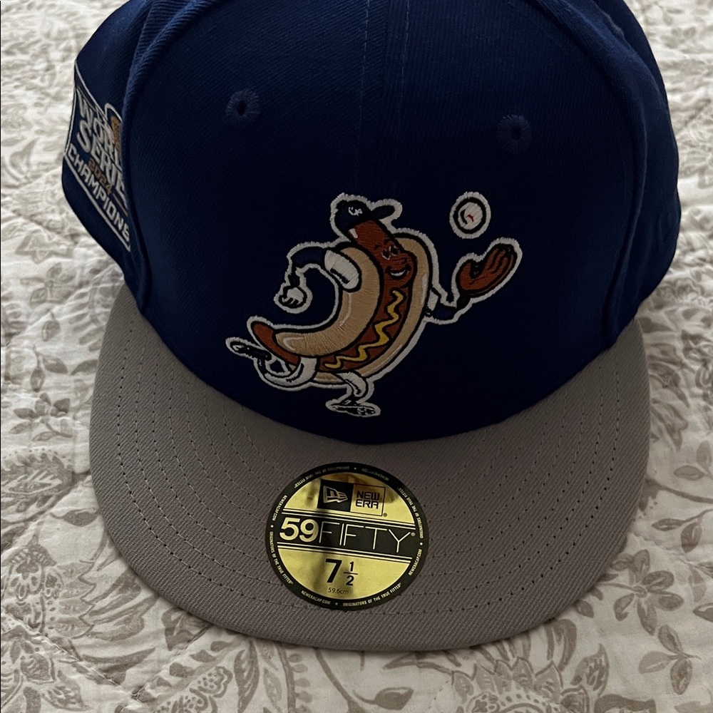 Los Angeles Dodgers New Era Navy and Gray Hot Dog Baseball Cap